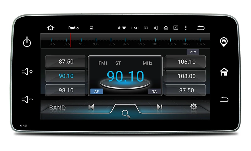 Ouchuangbo android 10 радио gps навигации с записывающим устройством для 9 дюймов Benz smart Fortwo