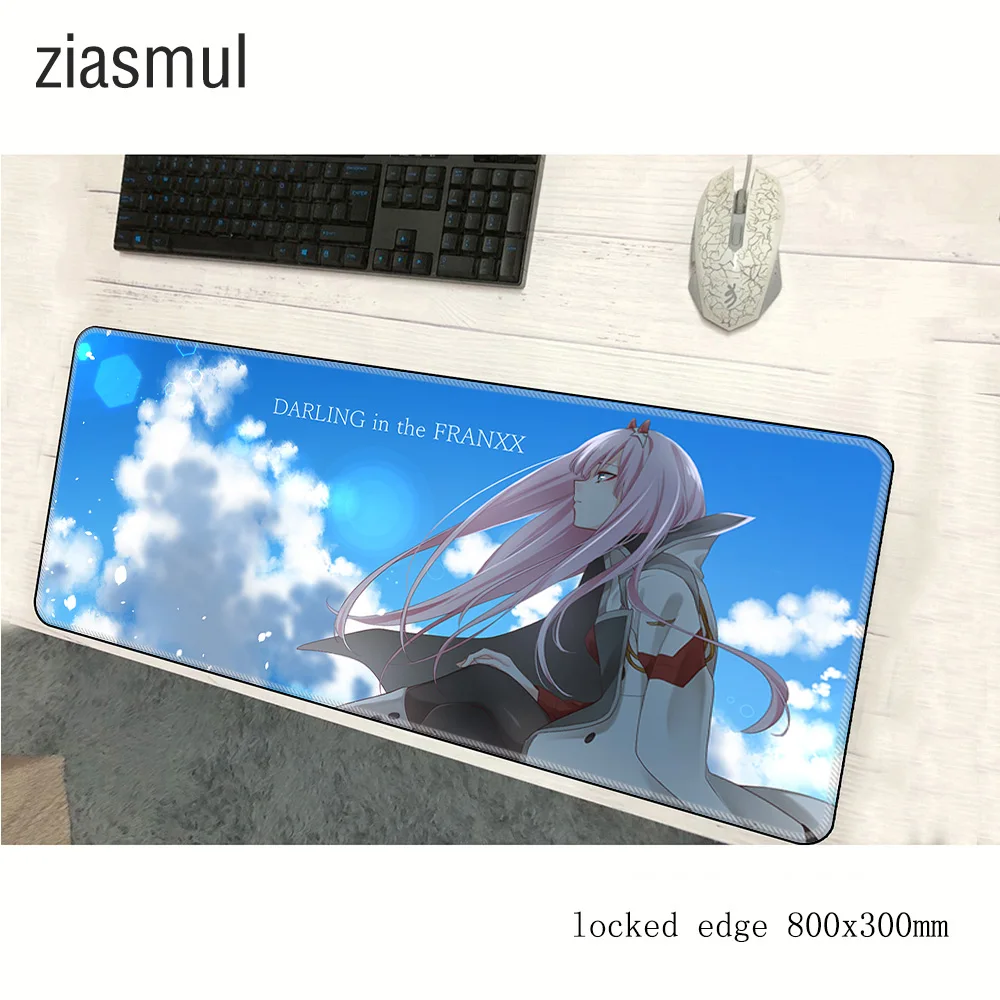Коврик для мыши darling in the franxx xl компьютерный геймер 800x300x2 мм Лучший Для Мыши