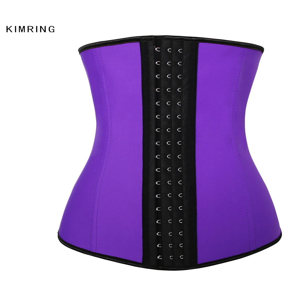 Kimring Steel Bones Underbust Corset Plus Size Latex Waist Cincher Bustiers and Women Shapewear Corselet | Женская одежда
