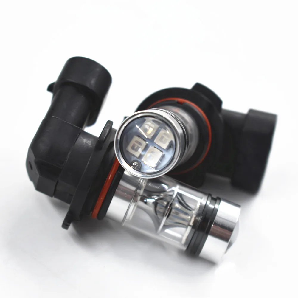 2x9006 HB4 100W 2323 LED 10000K синий проектор противотумансветильник фары дальнего