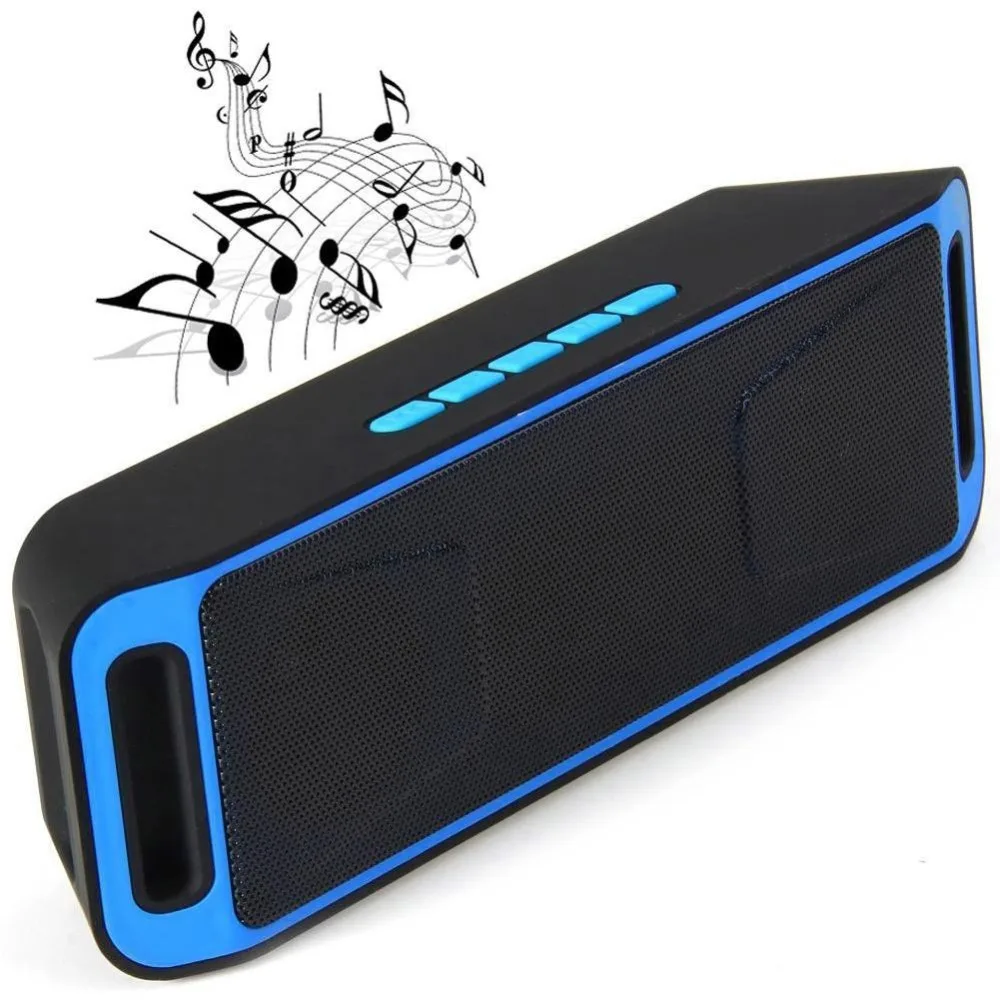 CUJMH Bluetooth Беспроводной Динамик Спорт Портативный открытый USB SD FM Радио Стерео 3D