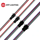 5 пар 10 пар 2-контактный 3-контактный 4-контактный 5-контактный разъем JST SM штекер и гнездо для WS2812B SK6812 WS2815 2835 5050 RGB RGBW Светодиодная лента