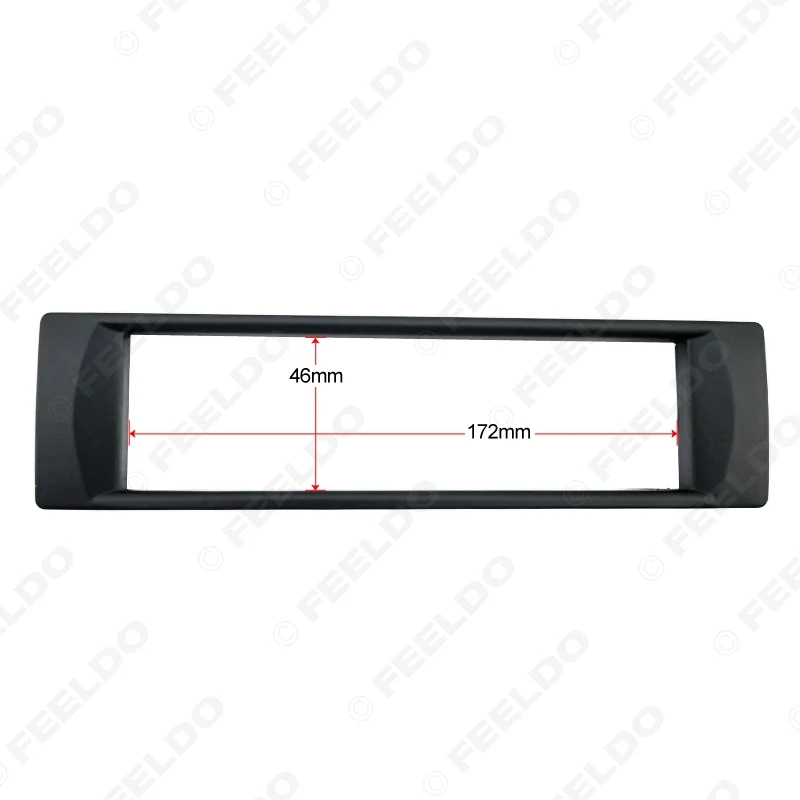 FEELDO Car 1DIN стерео радио фасции Рамка для Audi A6 переустановка CD/DVD панель установка