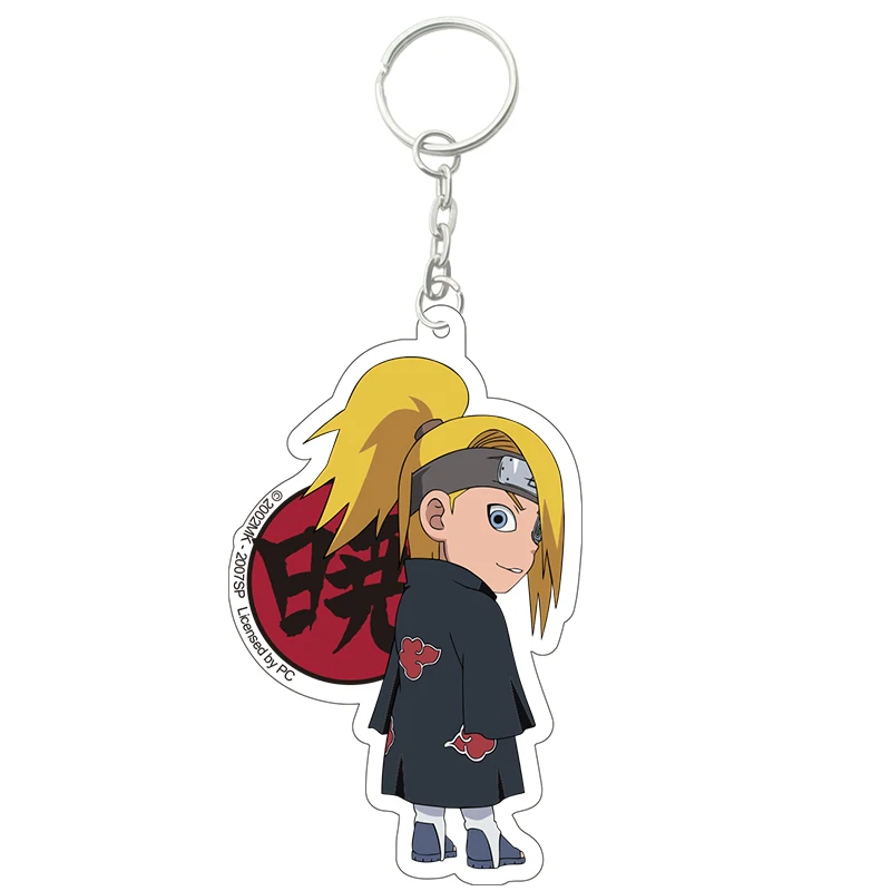 G Аниме Наруто Акацуки Учиха Итачи косплей реквизит Pein Pain Sasori Konan Deidara Kisame дети взрослые ПВХ брелок Подвеска Игрушка Новинка - Цвет: G