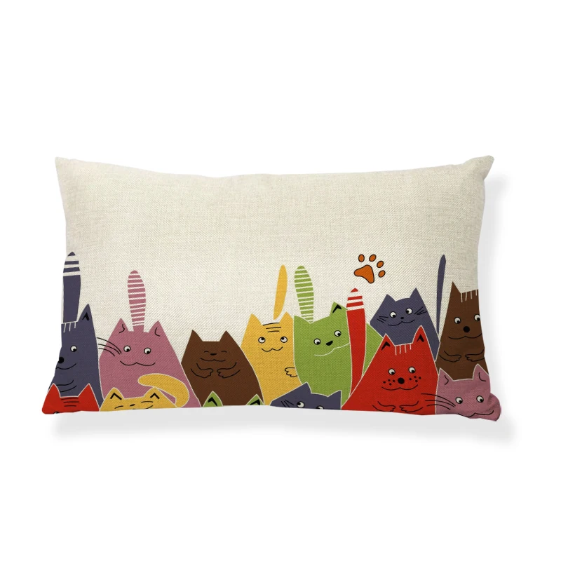 Чехол для офиса с рисунком в виде кота слона|cushion cover|cushion cover patternpattern cushion covers |