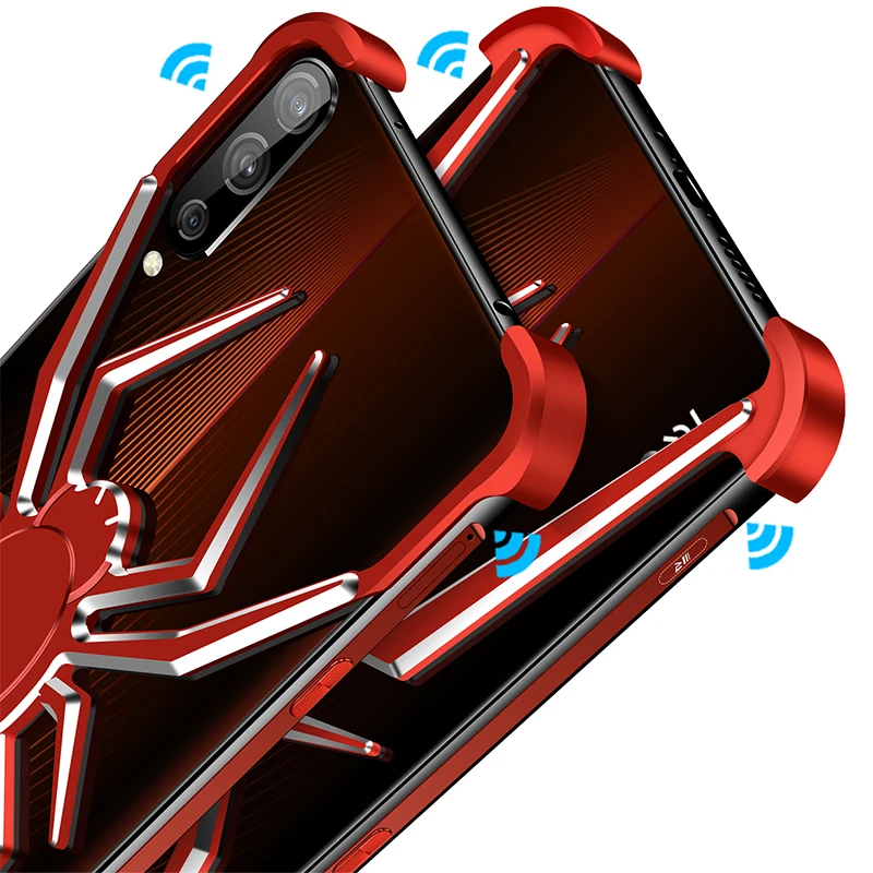 

Fashion Sipder Element Metal Bumper Case For Vivo Iqoo Luxury Aviation Aluminum Alloy Protection Case For Vivo Iqoo Phone Bumper