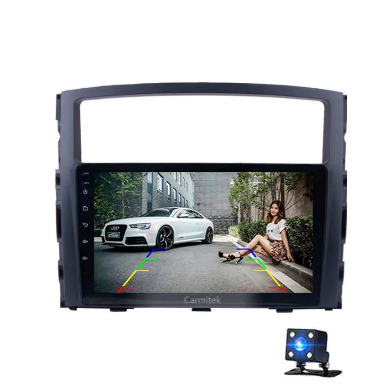 Android Bluetooth wifi USB AUX автомобильное радио для 2006 2007 2008 2009 2010 2011 2012 2013 Mitsubishi PAJERO V97/V93 gps