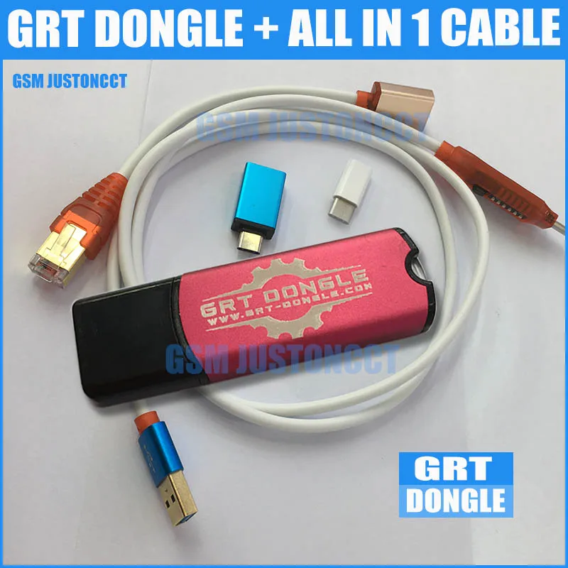 GRT ключ мощный + все в 1 кабель для Qualcomm инструмент IMEI ремонт удалить FRP Samsung Huawei HTC