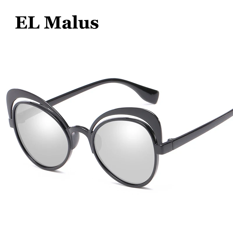 [EL Malus]2018 новые модные солнцезащитные очки в оправе кошачий глаз женские UV400