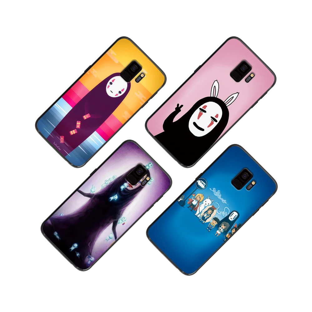 Hayao miyazaki унесенный спиром без лица Мягкий чехол для телефона Samsung Galaxy S6 S7 S8 S9 S10e Plus