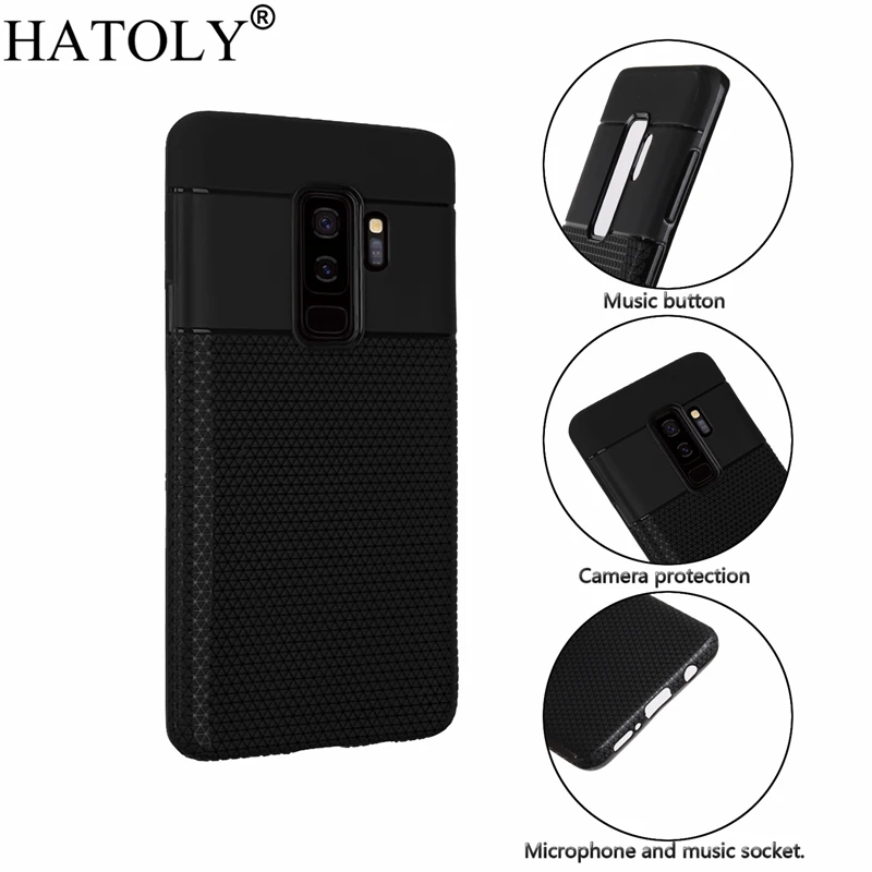 Для Coque samsung Galaxy S9 Plus Треугольники узор Матовая TPU крышка для плюс Чехол