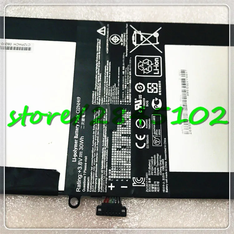 Аккумулятор для ноутбука GYIYGY C12N1419 3 8 в 30 Вт/ч 7660 мАч Transformer Book T100 Chi T100CHI 5 дюймовый