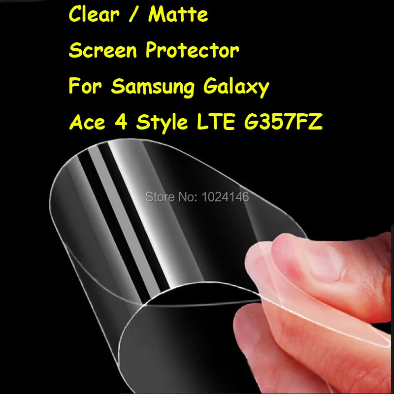 Прозрачная/Антибликовая матовая защитная пленка HD для Samsung Galaxy Ace 4 Style LTE G357FZ G357 с