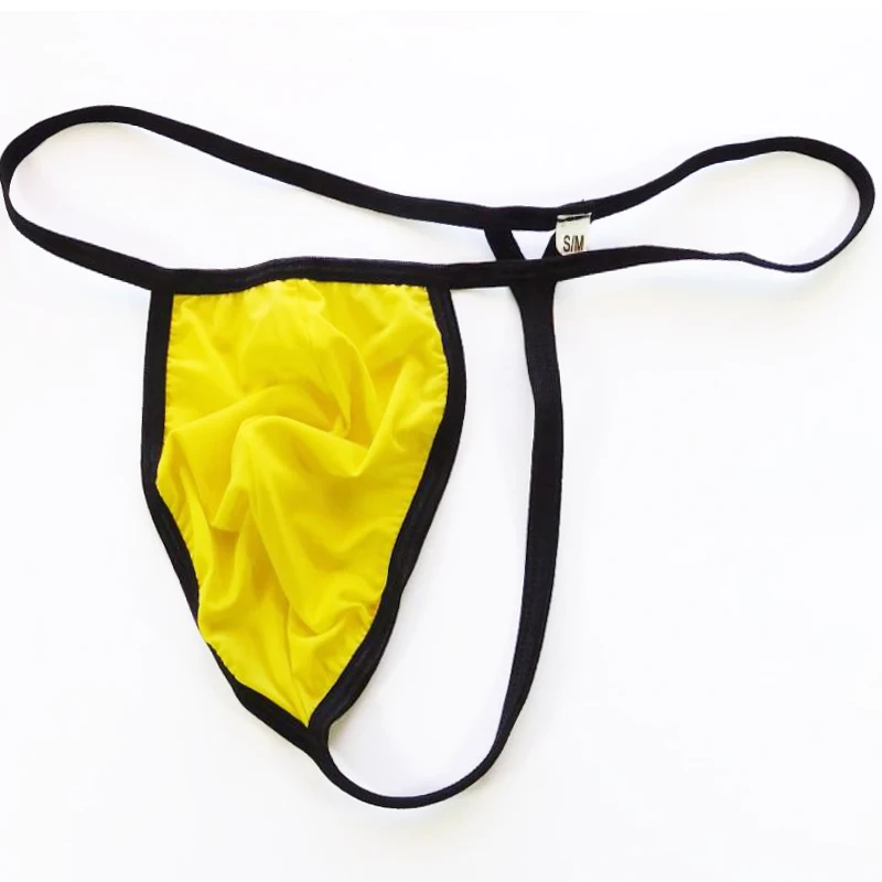 Сексуальное гей мужское нижнее белье Jockstrap мужские стринги из ледяного шелка