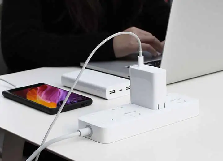 Оригинальное зарядное устройство Xiaomi USB-C 65 Вт Max Smart выход type-C порт USB PD Быстрая зарядка QC 3,0 Подарочный кабель