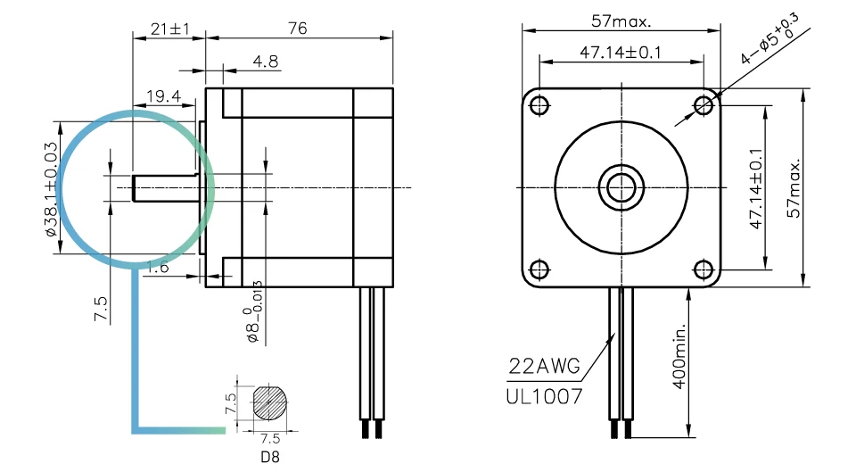 NEMA23 чпу шаговый двигатель 57 x76mm1.89N. М 4-привести 1.8deg/Nema 23 шаговый двигатель 3A 270Oz-in для станков с ЧПУ и 3D принтер! Высокое качество