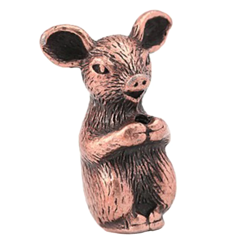 Медная Китайская традиционная Статуэтка из двенадцати знаков зодиака держатель