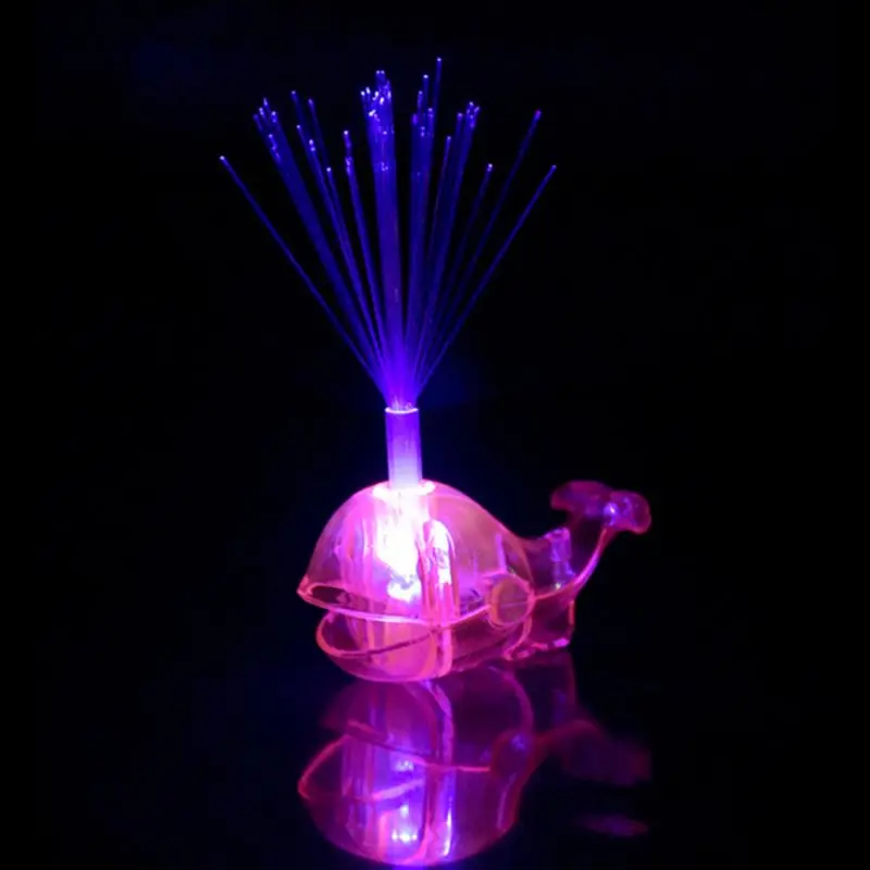 

Cute Whale Led Ring Kids Toy Finger Lights Luminous Flash Light Up Glow In The Dark Toys Party Favors Gift