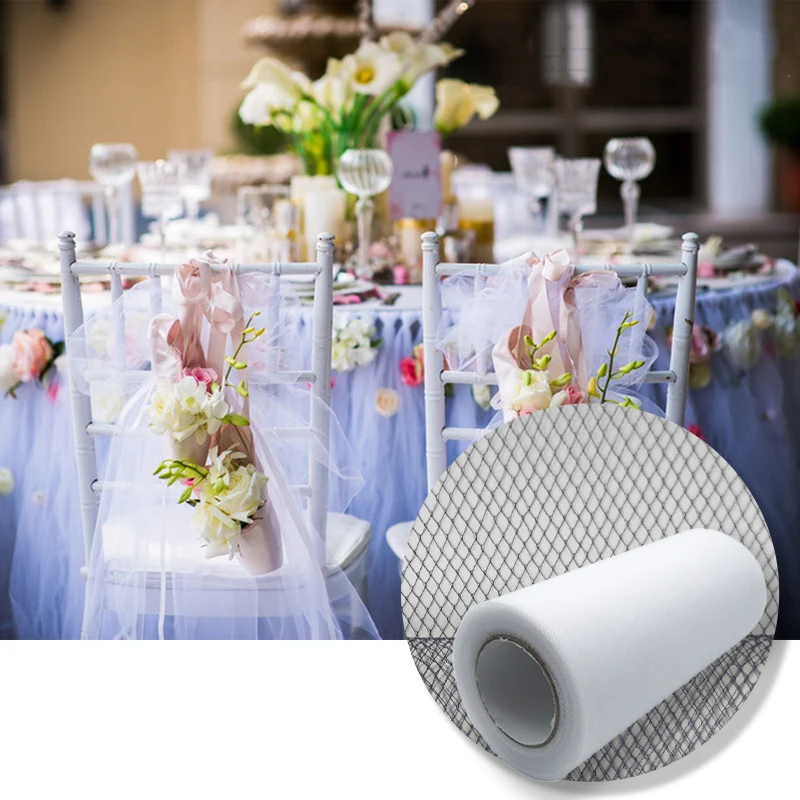 Tulle Roll 15cm 25yards by IMXTURO for Birthday Wedding Party Decoration and DIY handcraft in A color chart | Дом и сад