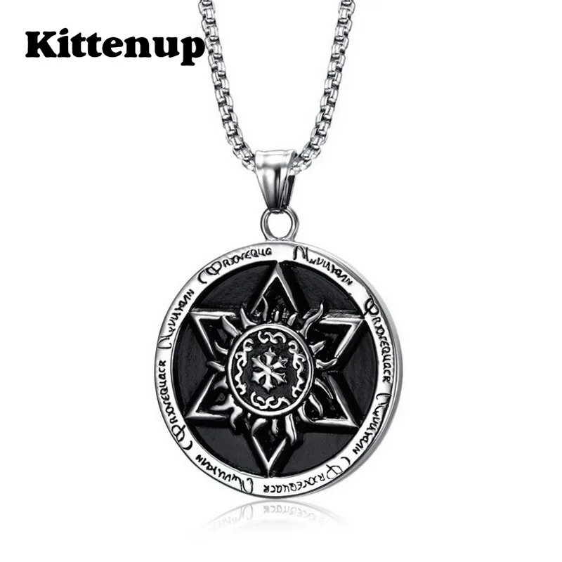 Kittenup цвета: золотистый серебристый Цвет Звезда Давида гексаграмма кулон Цепочки