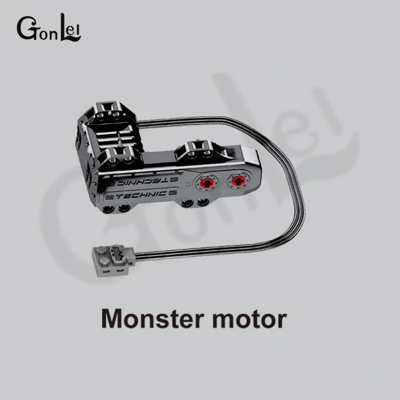 Monstor Motors Технические функции питания Mindstorms и электрический RC гоночный багги двигатели MOC кирпичные Блоки Игрушки совместимы с - Цвет: Monstor Motors