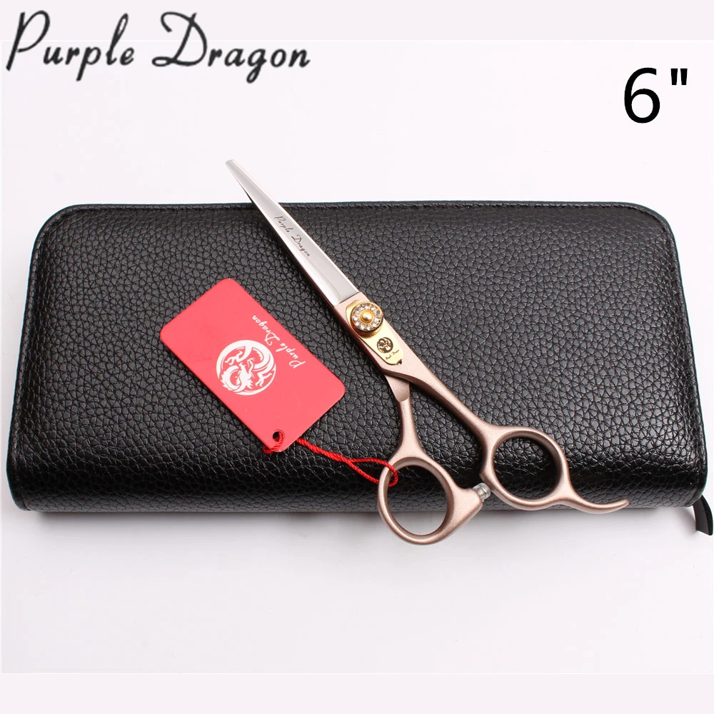 Профессиональные Парикмахерские ножницы 6 дюймов 17 5 см 440C Purple Dragon для стрижки