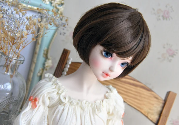 BJD волосы в кукольном стиле имитирующие мохеровые супер мягкие 1/3 1/4 1/6 нежные