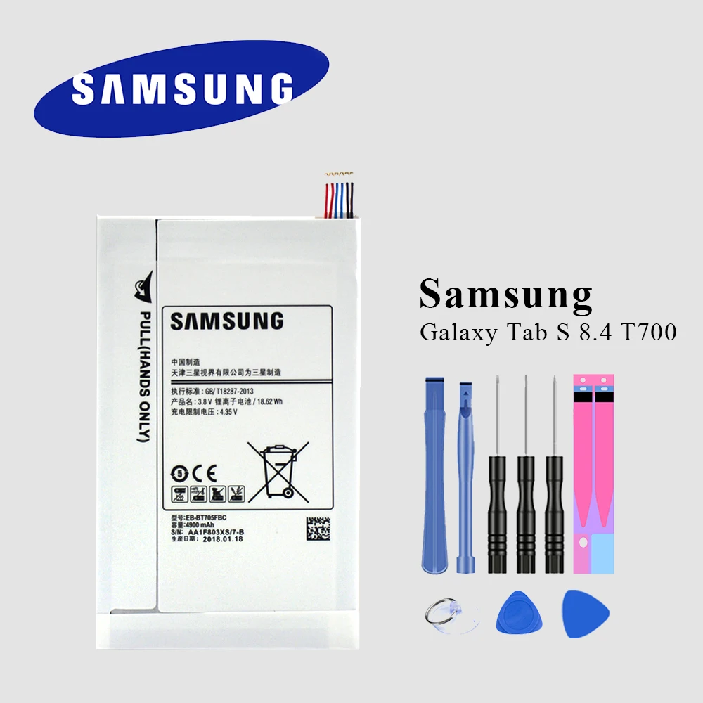 Оригинальная флейта для Samsung GALAXY Tab S 8 4 планшетов флейбер T701 T705 флейбл 4900