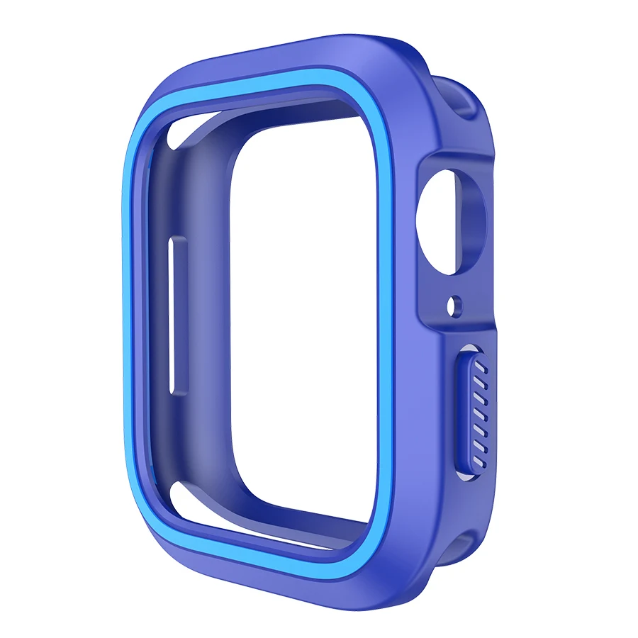 Blue Blue Ithuriel для Apple Watch 4 3 чехол Универсальный защитный чехол s для iwatch серии 4 серии 3 Чехол Мягкий тонкий 44 мм 40 мм 42 мм 38 мм - Цвет ремешка: Blue Blue