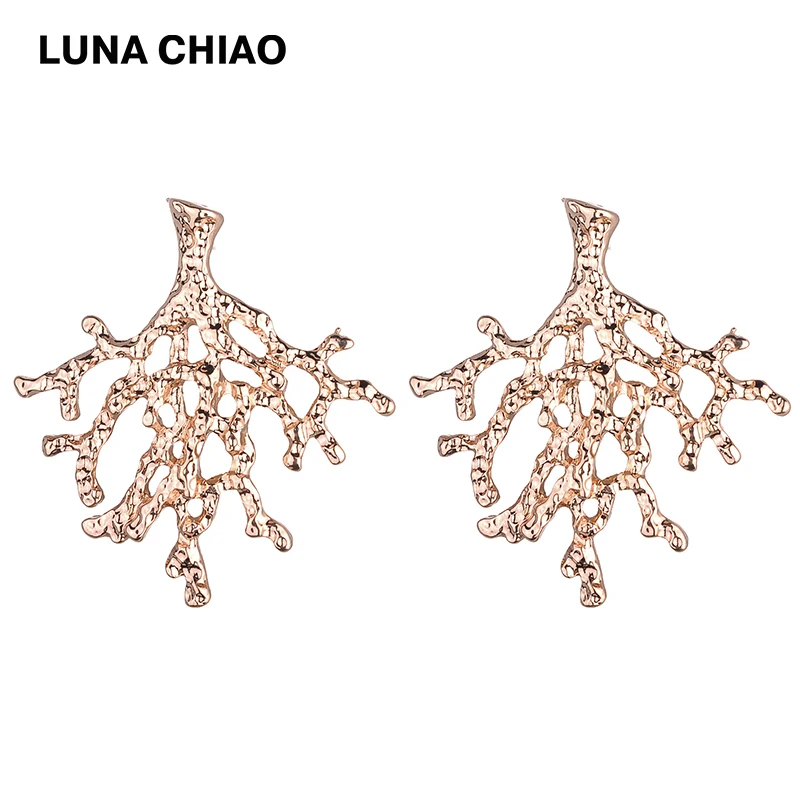 Женские серебряные серьги гвоздики LUNA CHIAO из цинкового сплава с покрытием