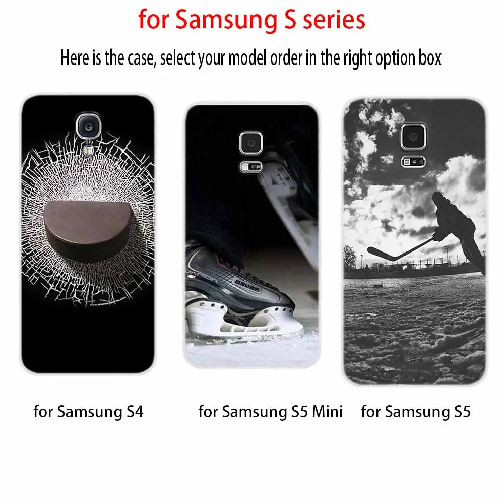 Чехол для телефона с узором Samsung Galaxy S8 S9 S10 S20 S21 Plus чехол S10E S7 Edge Uitra Хоккей |