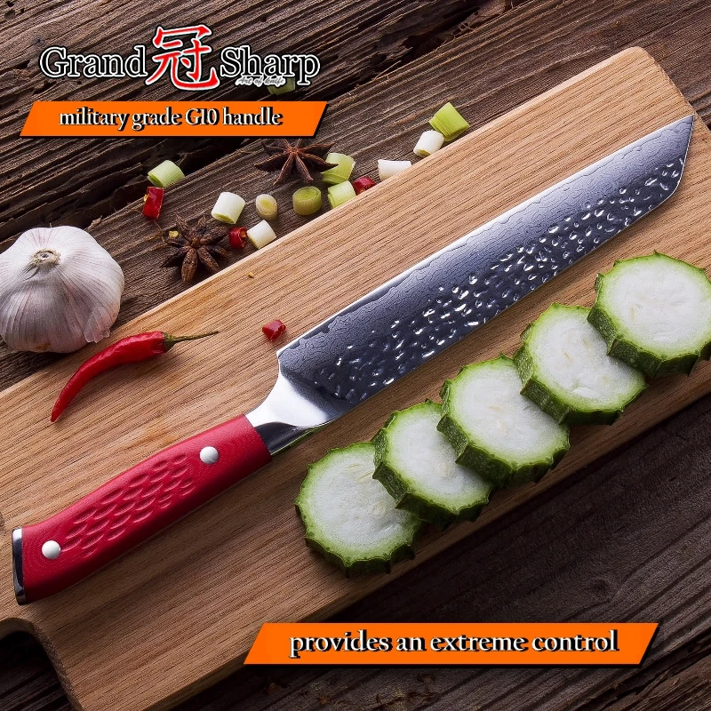 Нож шеф повара из дамасской стали 2018 дюйма vg10|damascus chef knife|chef knifeknife cooking |