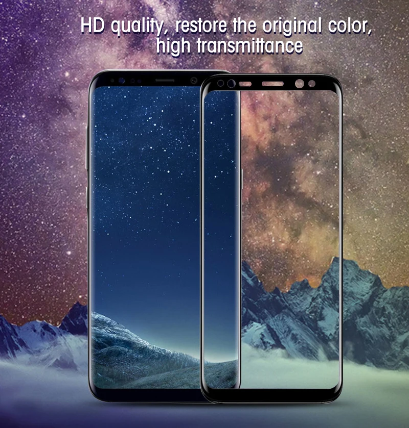 Защитная пленка для экрана Samsung Galaxy S9 S8 Plus S10 закаленное стекло с полным покрытием