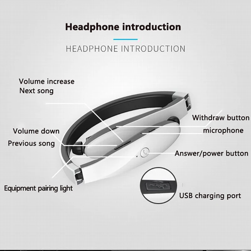 2019 Bluetooth наушники с микрофоном беспроводные спортивные IPX4 стерео