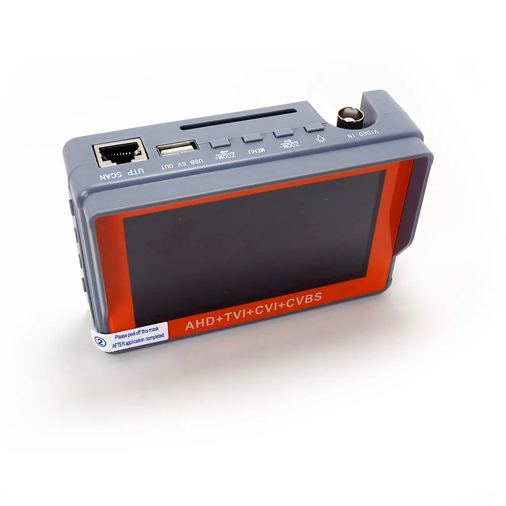 Тестовый er для камеры IV7W 4 в 1 AHD + TVI CVBS CVI 1080P / 5 МП тестер системы видеонаблюдения 3