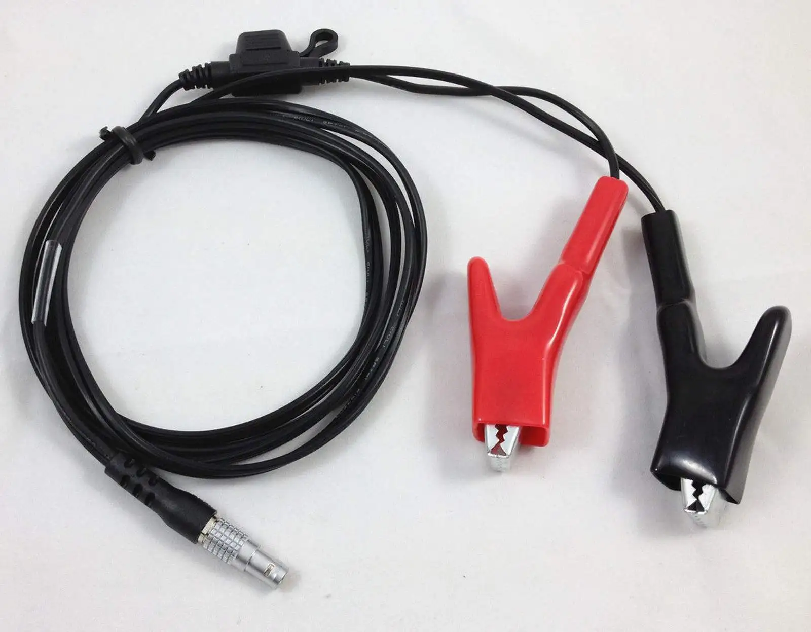 BRAND NEW Power Cable for Leica total station 5-pin (0B) wire to Alligator clips | Инструменты