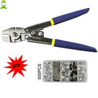 multifunctional stainless steel anti corrosion fishing crimper pliers crimping plier for fishing sleeves tube tools