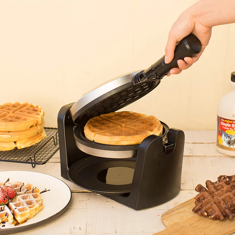 Economici Waffle Maker Macchina Torta Di Cottura Elettrica Pan Domestico Multifunzionale Completamente Automatico Muffin Maker Double-sided Di Cottura Di Vibrazione