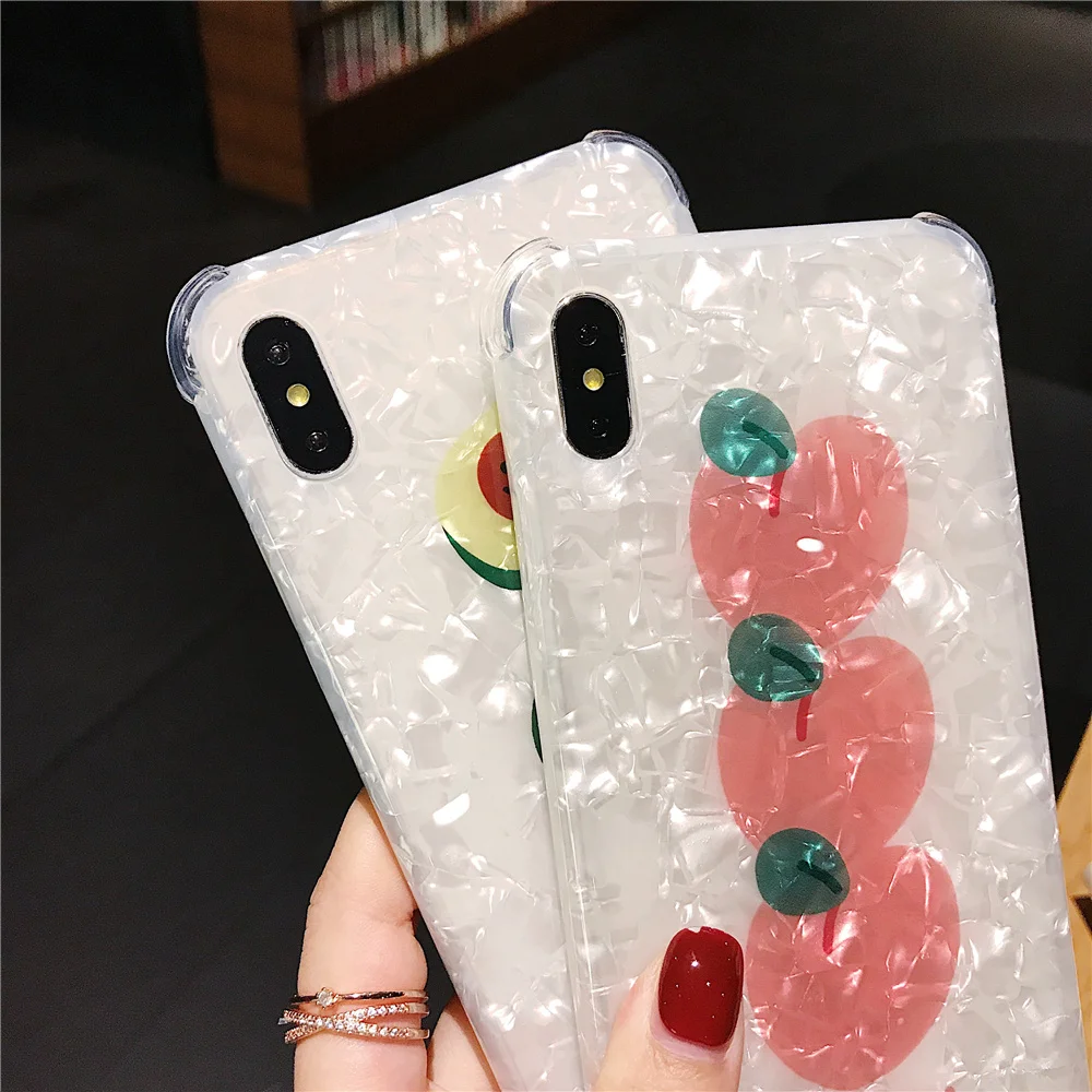 Силиконовый чехол с милыми фруктами для Huawei P20 Pro Nova 3 3e 2s 4 Honor 10 V10 телефона Mate 20
