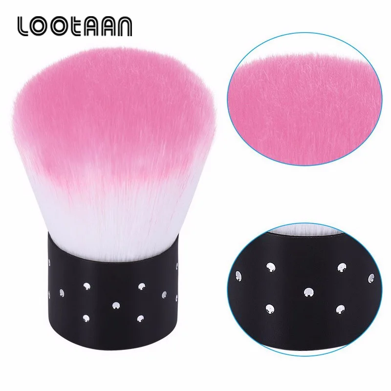 Lootaan 1 шт. мягкая щеточка для чистки ногтей кисть маникюрные инструменты
