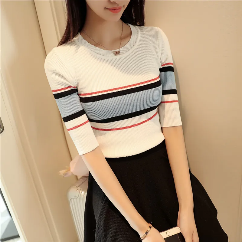 2017 Новый Модный брендовый свитер высокого качества на весну и лето женские