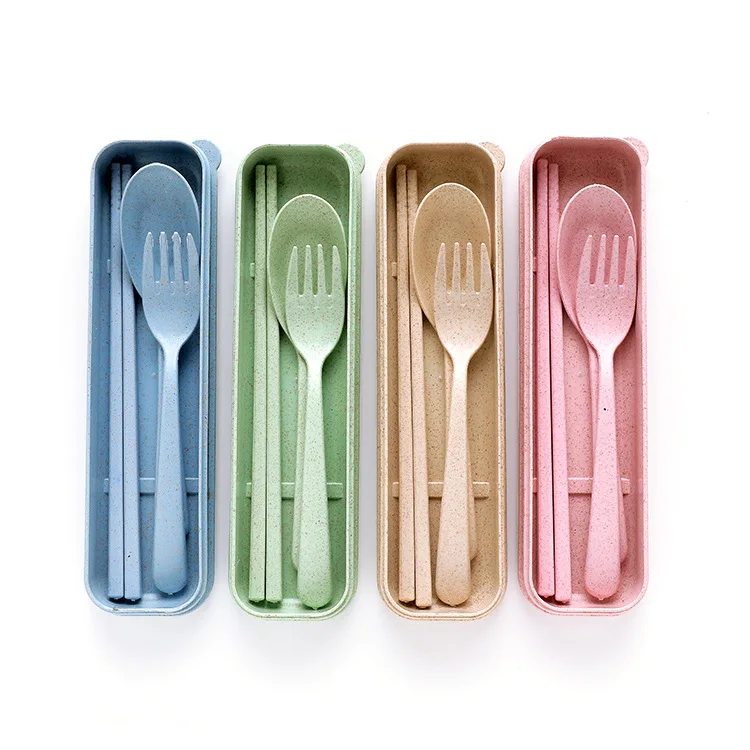 

1 Pair Chinese Chopsticks Wheat Straw Portable Travel Chopsticks Kids Reusable Food Sticks For Sushi