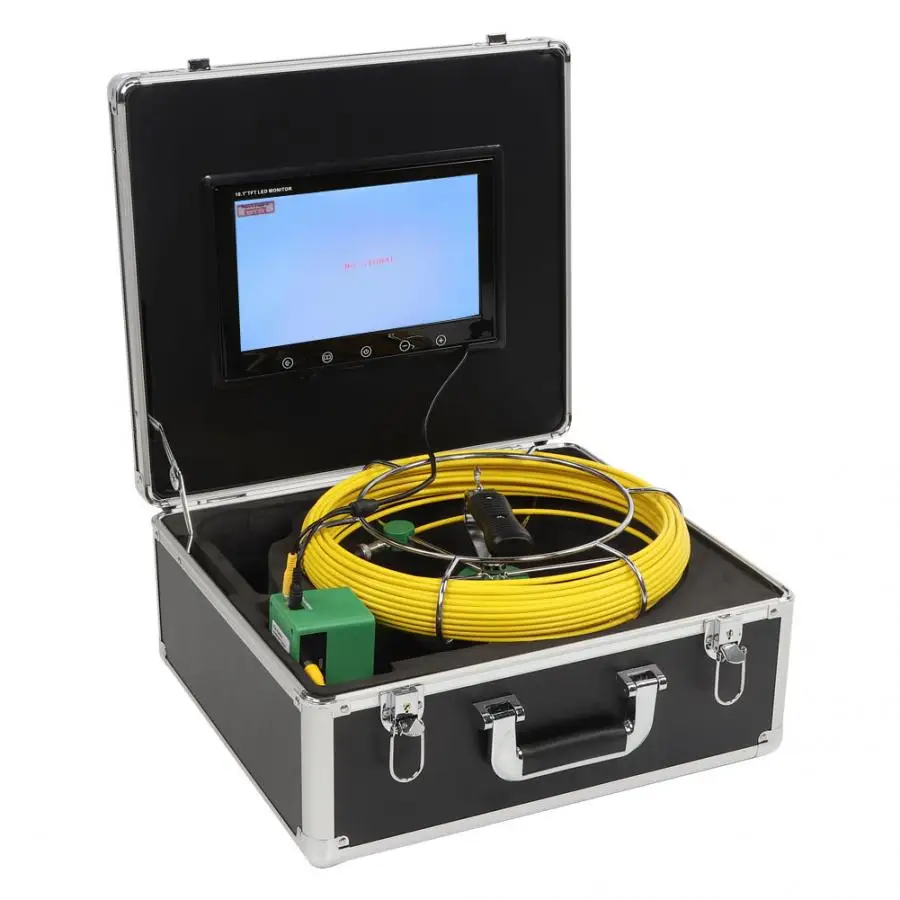 Система эндоскопа для осмотра труб видео камера 10 &quotLCD 6LED 20 м кабель