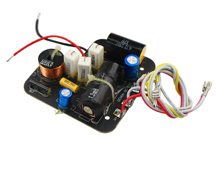 GHXAMP 2 Way кроссовер твитер+ бас кроссовер 60-120 Вт Hifi 3 кГц двухсторонний разделитель для Denon SC-M39 домашнего использования 2 шт