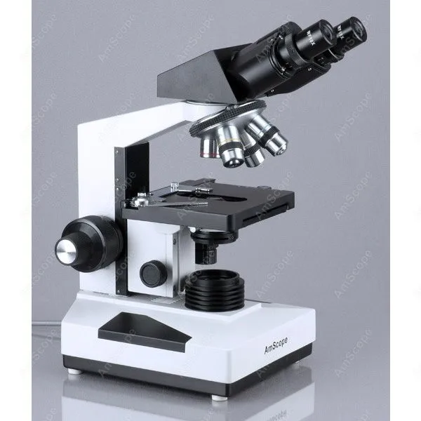 

Binocular Compound Darkfield Microscope--AmScope 40X-2000X LED Binocular Darkfield Biological Microscope and 3D Mechanical Stage