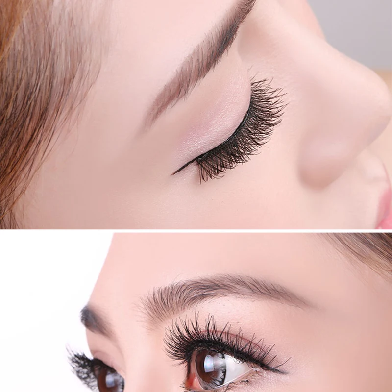 5 пар натуральные черные мягкие Накладные ресницы накладные длинный толстый