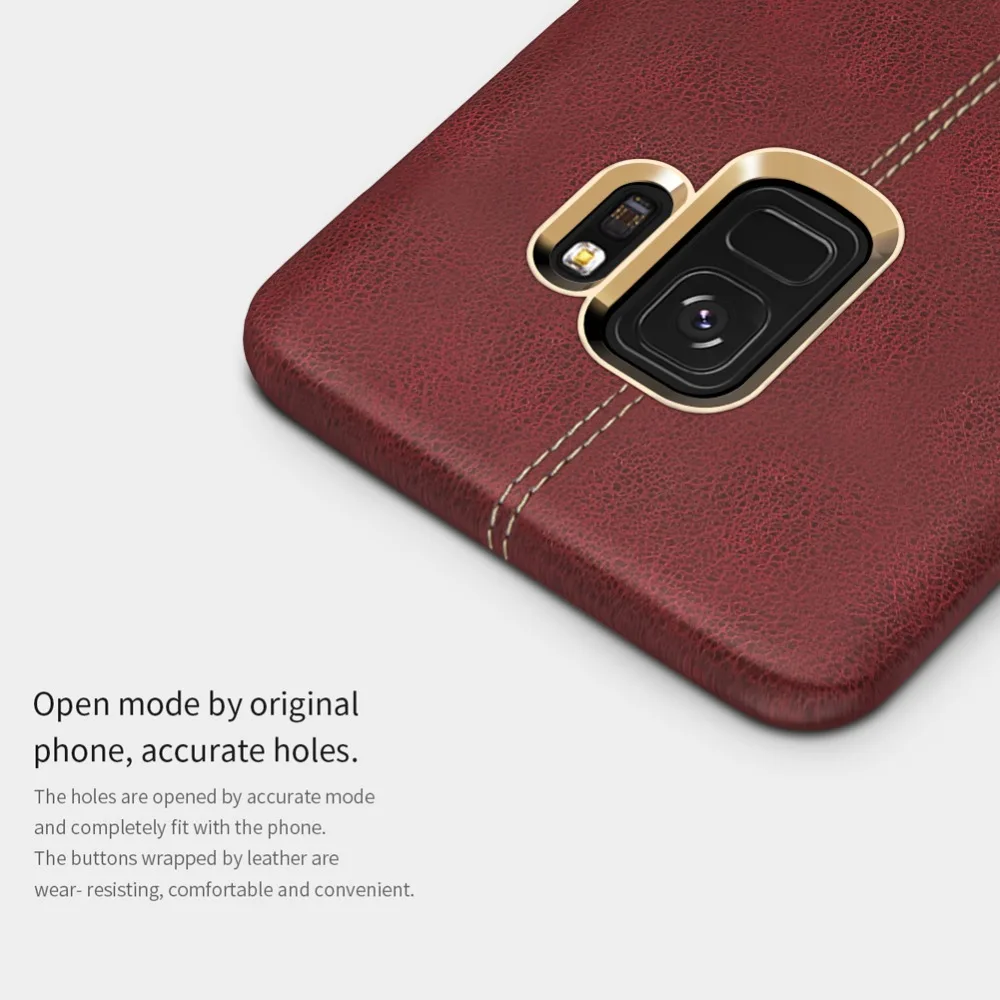 NILLKIN Enlon Vintage Luxury thin PU leather smooth phone case for Samsung Galaxy S9 Case For Plus 5.8 &amp 6.2 |