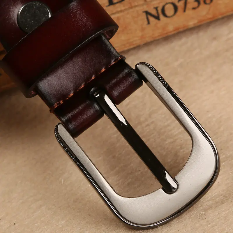 

Genuine Leather Belts for Women Metal Buckle Blet Waistband Wedding Party Dress Decor For Ladies cinturon mujer