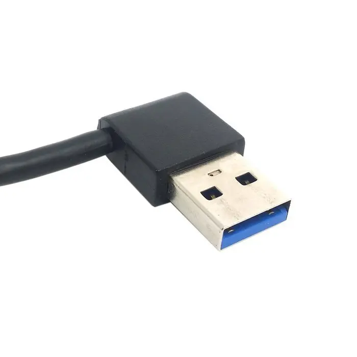 The New USB 3.0 Type A Male 90 Degree Left Angled to Right Extension Cable Straight Connection 50cm | Компьютеры и офис