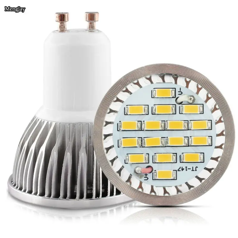 4x100% гарантия качества GU10 700lm 11W SMD 2835 16 Светодиодный ная лампа теплый белый